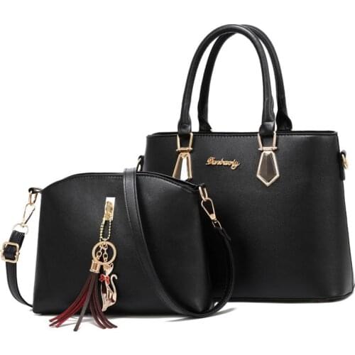 Designer Bags Famous Brand High Quality Women 2 Pcs/Set Composite Bags Female Leather Womens Bag 2020 New Handbag Shoulder Bag