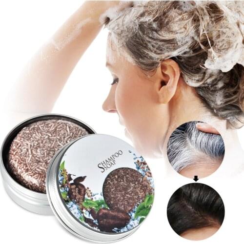 Natural Polygonum Essence Hair Shampoo Soap Pure Plant Shampoo Bar Enhance Hair Root Moisturizing Hair Soap Hair Repair Care