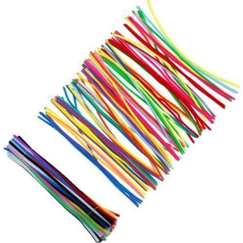 FBIL-200Pcs Pipe Cleaners Chenille Stems Kids DIY Craft Educational Toys Art Creative Crafts Decorations