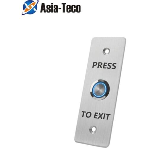 Access Control Exit Button Push Switch Door Release Buttons Open Electronic Gate Lock With light