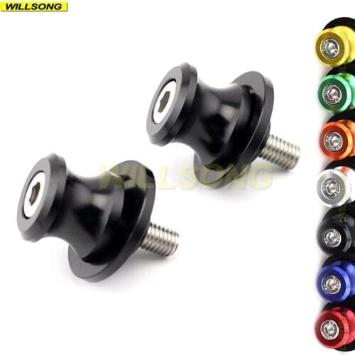 Swingarm Spools Crash Slider Stand Screw For SUZUKI GSX 650F/1250FA GSF 1200/1250/N/S Bandit GSR 400/600/750 GSX 1300 B-KING 8mm