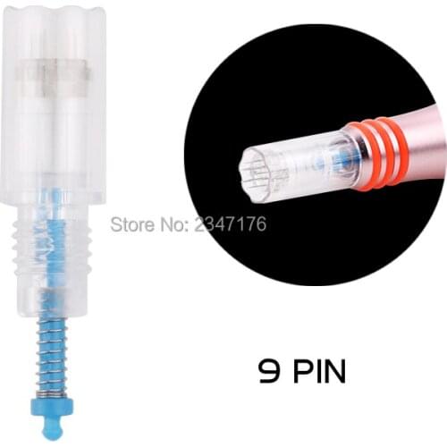 CHARMANT micro needle system scar/pores/ stretch mark removal With 9pin permanent makeup machine tattoo needle