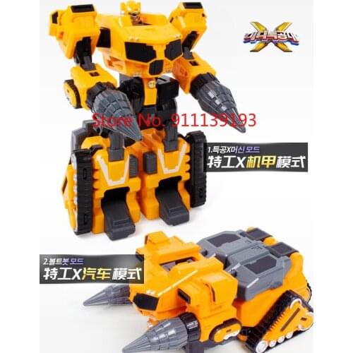 Mini Force Transformation Robot Toys Action Figures MiniForce X Simulation Car Airplane Deformation Mini Agent Toy
