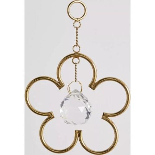 Daisy Prism Wall Hanging Suncatcher Crystal Prism Window Decor // Suncatcher Moon Crystal Prism,home Decor