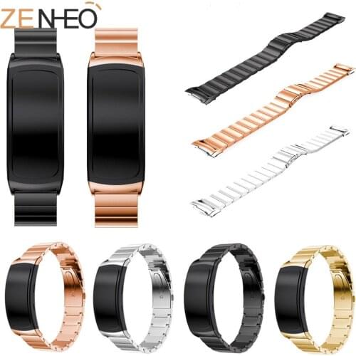 New high quality Stainless steel watch strap for Samsung Gear Fit 2 for Samsung Gear Fit 2 Pro Smart watch Metal watch strap