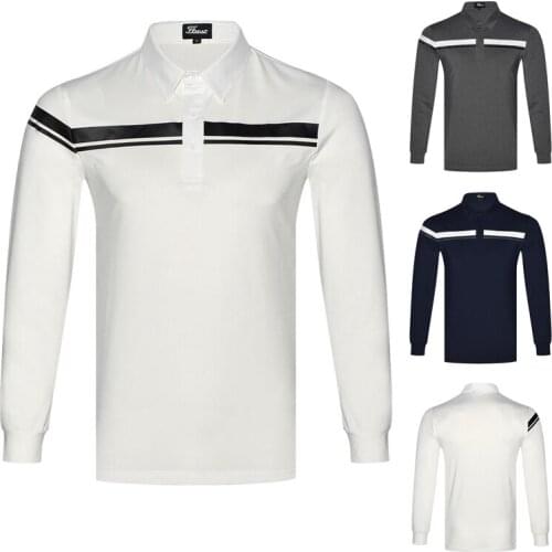 Golf apparel Golf menswear breathable outdoor sports long sleeve polo shirt Paul T-shirt spring 2020 NEW