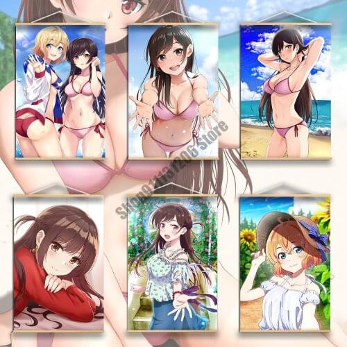 Full Square/Round Drill 5D Diamond Painting "Anime Manga Rent A Girlfriend " Diamond Embroidery Cross Stitch Kits Home Decor