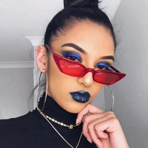 Cat eye acetate frame women sunglasses small size fashion style sunglasses women