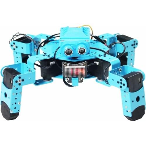 TZT Artificial Intelligence Programming 4 Legged Quadruped Crawling Bionic Robot Scratch Graphical Programming C Language