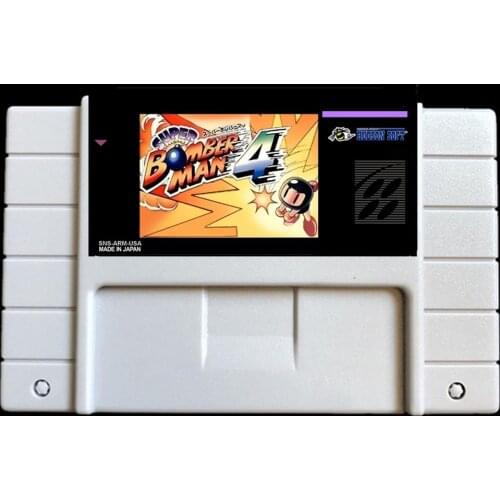 Super bomberman 4 USA-NTSC version 46 pins Video games card NTSC version for Retro Video games Console