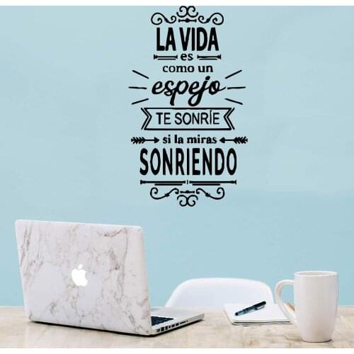 Creative espejo Vinyl Self Adhesive Wallpaper Decor Living Room Bedroom Removable Home Party Decor Wallpaper