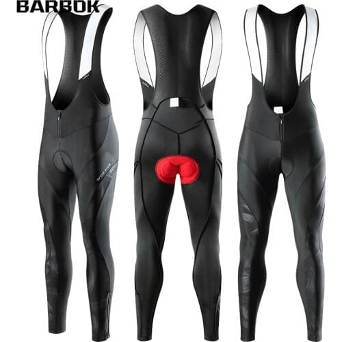 WOSAWE Mens Cycling Bib Tights MTB Bike Bib Tights Bottoms Breathable Sports Road Bike Cycling Apparel Bicycle Wear Athletic