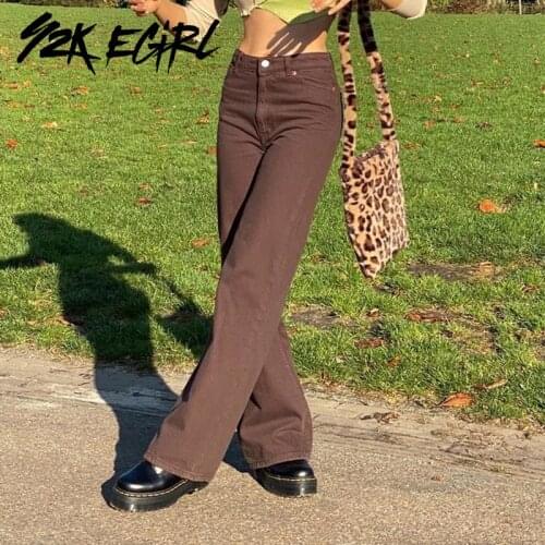 Женские прямые джинсы Y2K EGIRL China At AliExpress