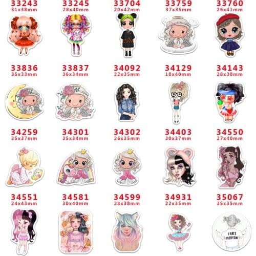 10 Pcs Cartoon Planar Resin Cabochons PR33243