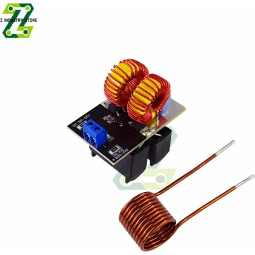120W DC 5-12V Mini ZVS Low Voltage Induction Heating Power Supply Module Heater Coil DIY Heating Plate