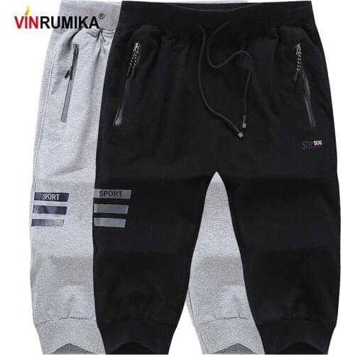 2 Pcs/Lot Super Plus Size L-9XL 2020 Men Summer Cool Soft 95% Cotton Black Thin Short Trousers Man Gray Blue Knee Length Shorts