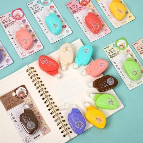 5M*5mm Mini Cute Candy Colors Correction Tape High-Quality Large-Capacity Kawaii Student Correction Tape School Supplies Random