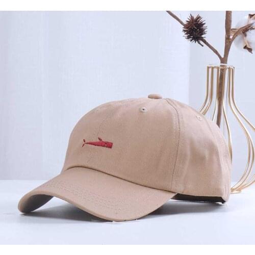 Fashion Baseball Cap for Men and Women Retro Dad Hats Summer Outdoor Visors Cap Unisex Snapback Hat Fish Embroidery Hat