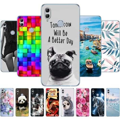 For Huawei Honor 10 Lite case 6.21 inch Silicon Soft TPU Back Phone Cover On honor 10 lite Case Etui Full 360 Protective Coque