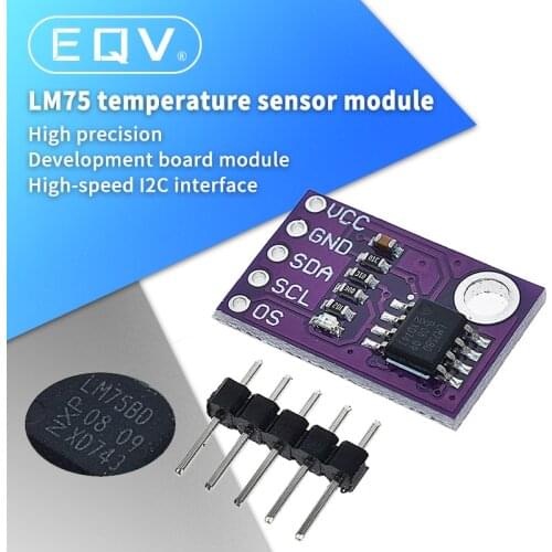 LM75 LM75A temperature sensor high speed I2C interface high precision development board module