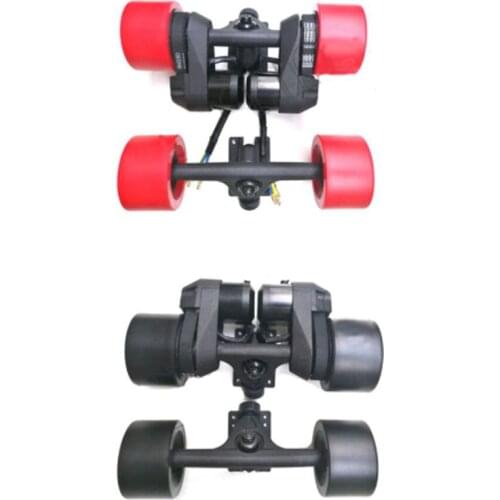 Electric accessories double drive external gear belt double motor Skateboard motor power group 83mm electric wheel
