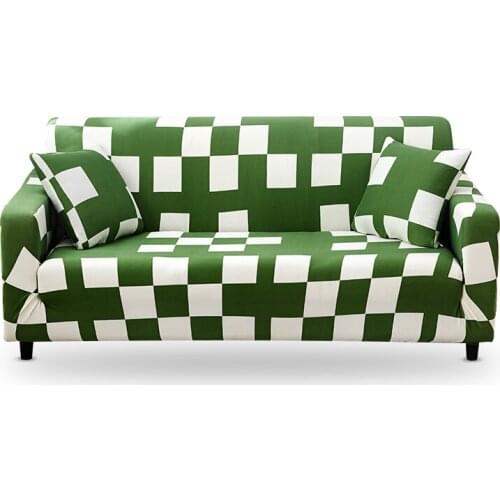 Geometric Elastic Sofa Cover for Living Room Slipcovers Couch Cover All-inclusive Slip-resistant Stretch Armchair Cover