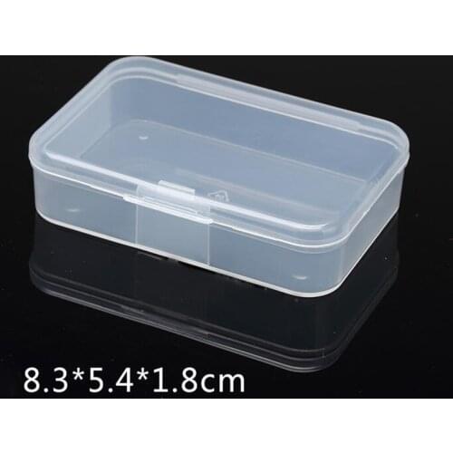 Top selling Transparent Plastic Storage Box Clear Square Multipurpose Display Case Plastic Jewelry Storage Boxes