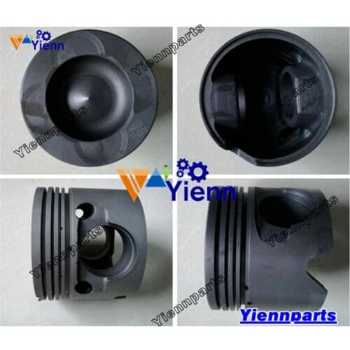 For HINO P11C Piston Kit With Pin Clips 13011-3110 FM2P FR1KWBA KC-FR2PZF Trucks P11C Diesel Engine Repair Parts