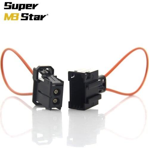 Female Male MOST Fiber Optic Loop Bypass Cable Media Oriented Systems Transport Connector for VW Audi Car Repair