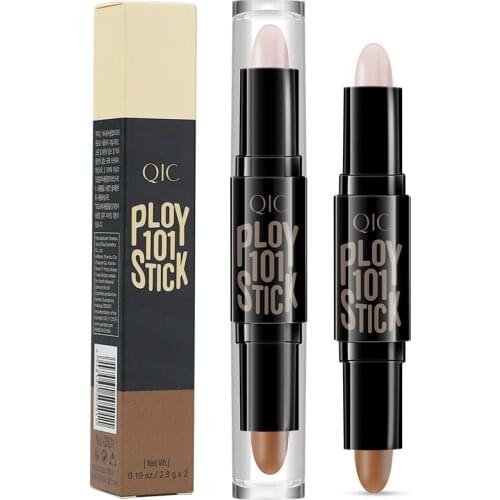 Concealer Pen Beauty Double-headed Concealer Stick Clavicle Shadow Pen Facial Three-dimensional Highlight Stick Pencil Cosmetics