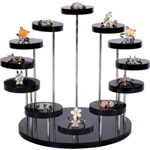 Round Cupcake Stand Acrylic Display Stand For Jewelry Cake Dessert Rack Party Wedding Cake Stand Baby Shower Decoration Holder