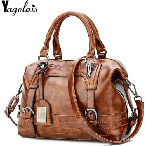 Soft PU Vintage Style Handbag Female Women Shoulder Bag Ladies Luxury Handbags Large Casual Shoulder Messenger Bag With Sequine