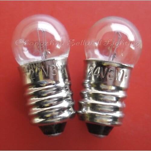 Popular!minature Lamp Light 24v 3w E10 G11 11x23mm A715