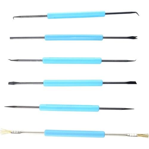 Repair Welding Tools 6-piece/lotAid Tool Circuit Board Soldering Welding PCB Desoldering Crowbar Reamer Aid Assist