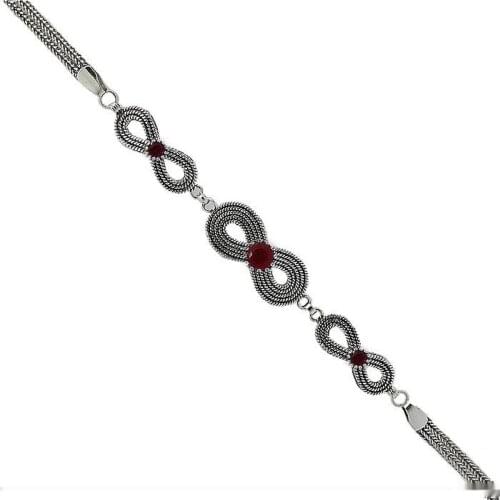 Silver Infinity Ladies Bracelet