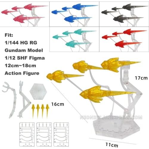 SHF Action Figure Stand Holder Toys Accessories Tamashii Flame Impact Missile Effect Model Rider RG HG SD Gundam Model Figma