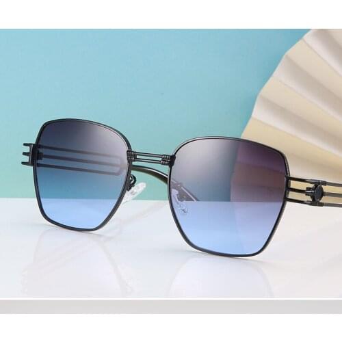 Classic Vintage Metal Square Sunglasses Men Women 2021 Luxury Brand Designer Travel Driving Sun Glasses Male Mirror Goggle UV400