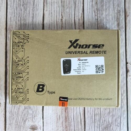 PN:XKMQB1EN 10pcs/Lot Xhorse Universal Wired Remote Key For VW MQB Style Key 3 Buttons