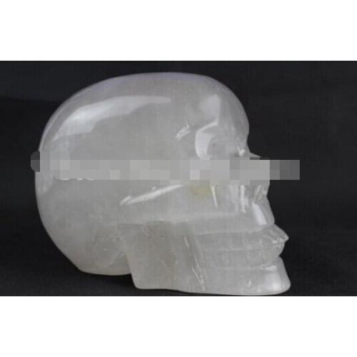 WBY---412++++ Natural Tourmaline Quartz Crystal Skull Healing From China