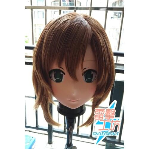 X-KM142)Quality Handmade Female/Girl Resin Japanese Cartoon Character Animego Cosplay Kigurumi Mask Crossdresser