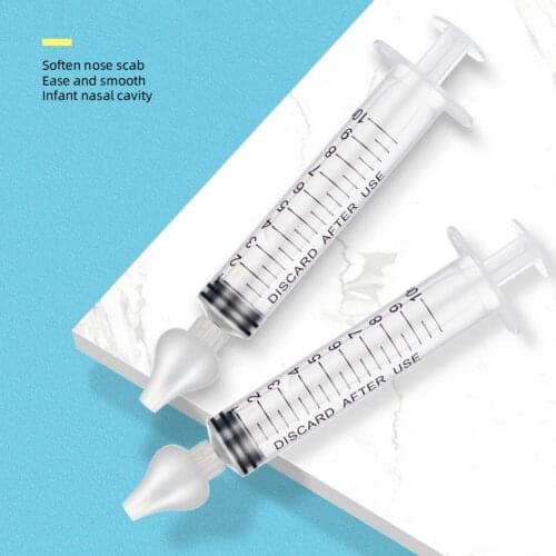 1Pcs 10ML Baby Nasal Washer Baby Nose Clean Needle Tube Infant Baby Care Nasal Aspirator Cleaner Baby Rhinitis Nasal Washer