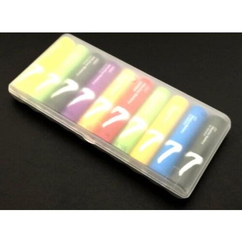 1pcs Portable For 10pcs AAA Batteries Storage case for 10pcs AAA battery Plastic Battery Case Cover Holder Storage Box