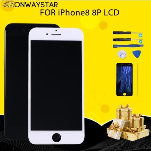 AAA Excellent Quality LCD No Dead Pixel For iPhone 8 8G 8 Plus Display Touch Digitizer Assembly Good 3D Free Shipping