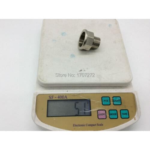 Free Shipping Factory Direct. G 3/4"F *G 1/2"M Thread Plumbing Adapter. Brass Hexagon Reducing Connector Pipe Fitting