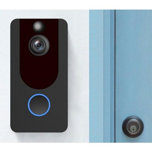 1080P HD WiFi Wireless Doorbell Smart Video Intercom Home Security Camera Door Ring US Plug Jingle Bell Receiver Mini Door Bell