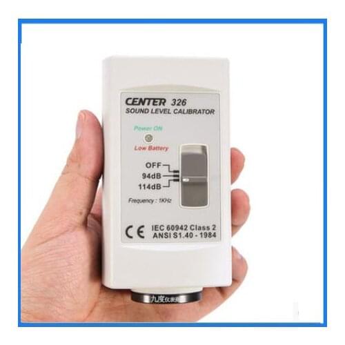 CENTER-326 Accurate Simple Sound Noise Level Calibrator (94dB/114dB)