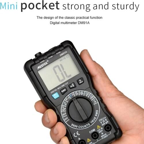 9999 Counts Digital Multimeter Full Protection DMM Multi Meter True RMS Measurig AC/DC Voltage Current Resistance NCV Tester LCD