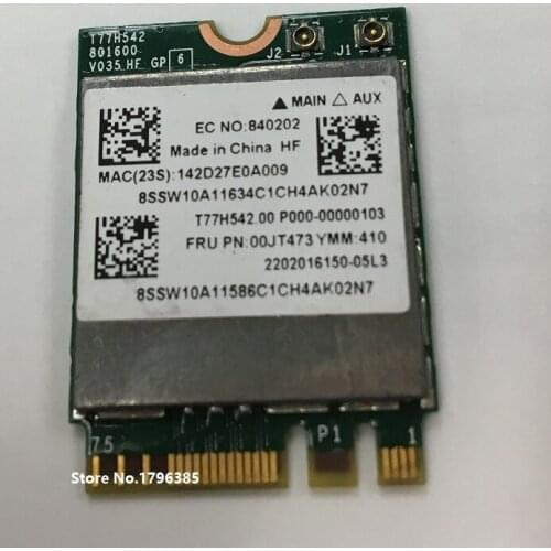 SSEA for Broadcom BCM943162ZP Dual Band 802.11ac WIFI Bluetooth4.0 NGFF Card for IBM LENOVO E450 E550 E455 E555 G50-30 00JT473