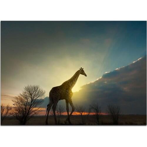 Canvas Painting The Lady of Savannah Posters and Prints Wall Art Picture for Living Room Decor No Frame