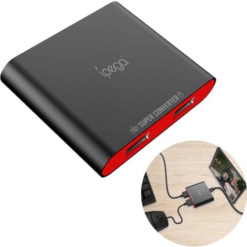 Keyboard and Mouse Adapter Converter for Android Smartphone Tablet, Black, 15.1 x 11.1 x 3cm